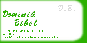 dominik bibel business card